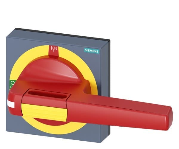 SIEMENS - Handhabe mit Sichtblende NOT-AUS Größe 100x 100, für Welle 10x 10, 0-I