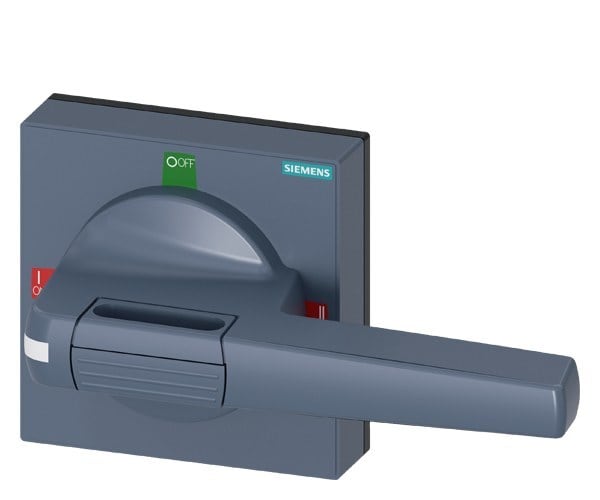 SIEMENS - Handhabe mit Sichtblende Standard Größe 100x 100, für Welle 10x 10, I-0-II