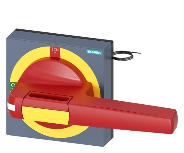 SIEMENS - Handhabe mit Sichtblende NOT-AUS mit Beleuchtung Größe 100x 100