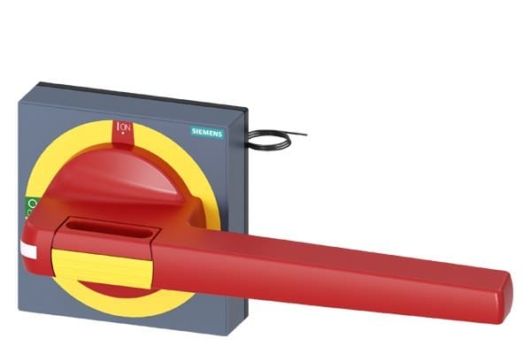 SIEMENS - Handhabe mit Sichtblende NOT-AUS mit Beleuchtung Größe 100x 100