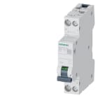 SIEMENS - Leitungsschutzschalter 230V 6KA, 1+N-POLIG/1TE, N LINKS C2