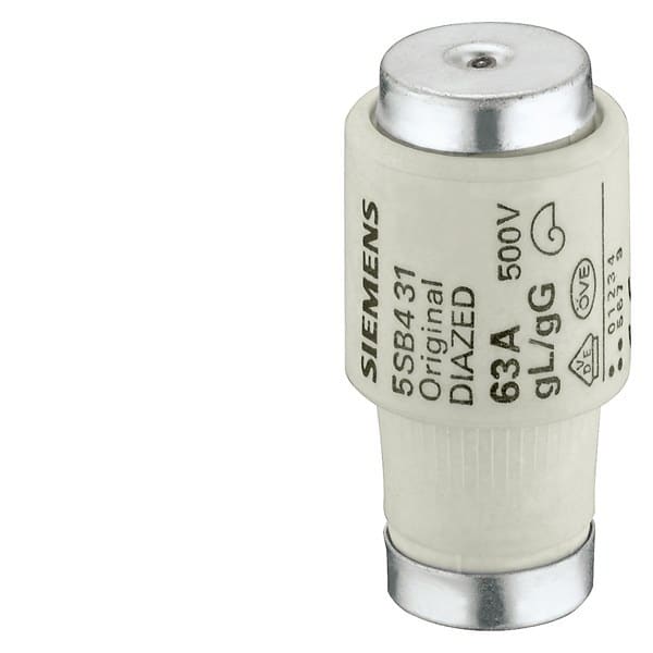 SIEMENS - DIAZED-Sicherungseinsatz Baugröße DIII In=32A Un=500V AC/440V DC
