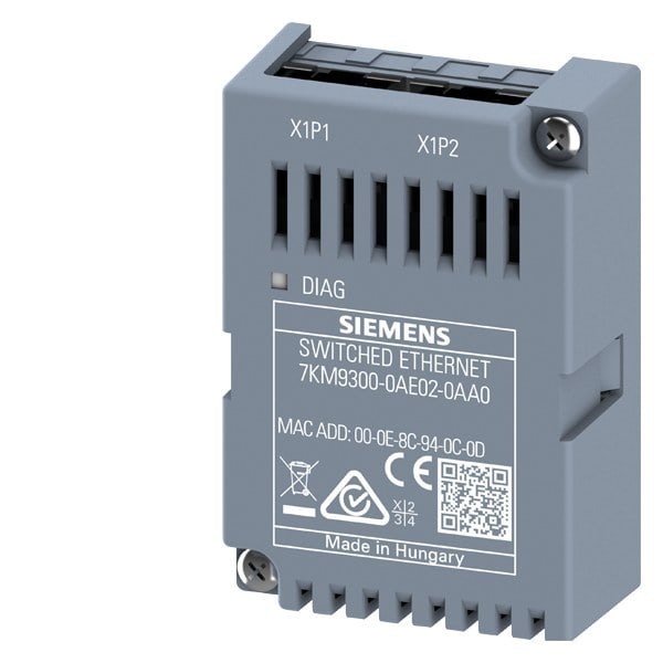 SIEMENS - Erweiterungsmodul Switched Ethernet PROFINET V3, steckbar, für 7KM PAC3200