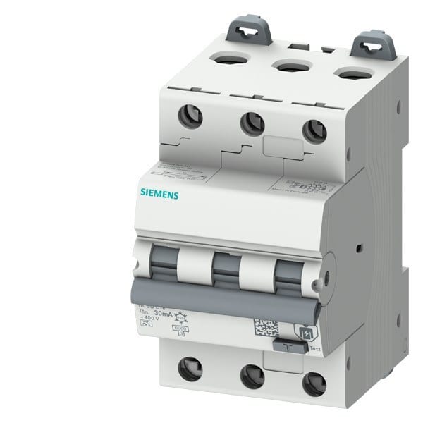 SIEMENS - FI/LS-Schalter, 6 kA, 3P Typ A, 300mA, B-Char, In: 6A Un: 400V