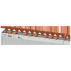 SIEMENS - Stiftsammelschiene 10mm2, 4-phasig, 1x (3PH+N) + 2x (3PH+N) + 12x (1PH+N), 43...