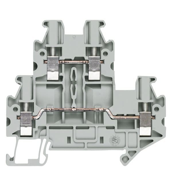 SIEMENS - Doppelstockklemme mit Schraubanschluss Klemmengröße 4,0mm2 Klemmenbreite 6,2mm
