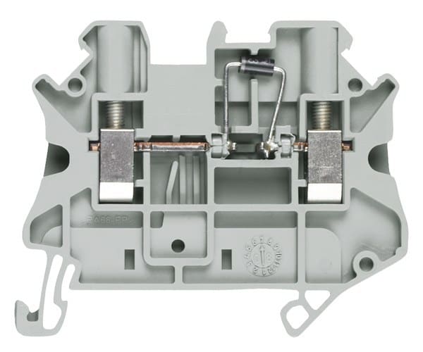 SIEMENS - Diodentrennklemme mit Schraubanschluss Klemmengröße 4,0mm2 Klemmenbreite 6,2mm