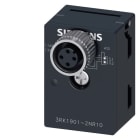 SIEMENS - AS-Interface M12 Abzweig U_ASI ohne Uaux, mit M12 Buchse IP67/68/69K, max. 4 A