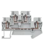 SIEMENS - Doppelstockklemme mit Zugfederanschluss, Querschnitt: 0,14-1,5mm2, Breite: 4,2mm