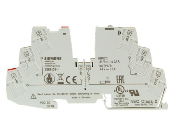 SIEMENS - Geräteschutzschalter elektronisch, 6A, DC 24V, 1 Hilfsschalter
