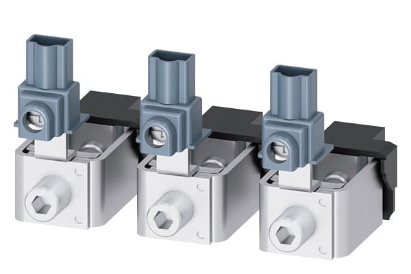 SIEMENS - Rahmenklemme mit Hilfsleiterspannungsabgriff 3 ST. Zubehör für: 3VA6 150/250