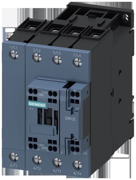 SIEMENS - Schütz, AC-1, 110 A/400 V/40 °C, S2, 4-polig, AC/DC 20-33V, 1S+1Ö