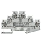SIEMENS - Dreistockklemme 2,5 mm2- PE- L- N- grau- Breite 5,2mm