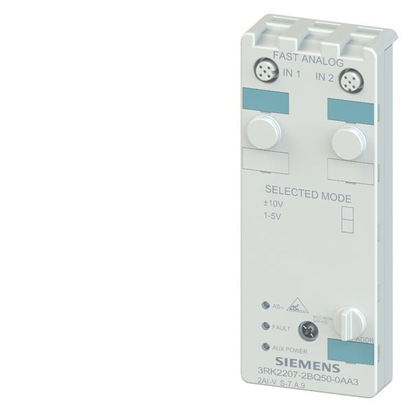 SIEMENS - AS-I Kompaktmodul K60, IP67, A/B-Slave (SPEC. 3.0), analog, 2AE (1AE)