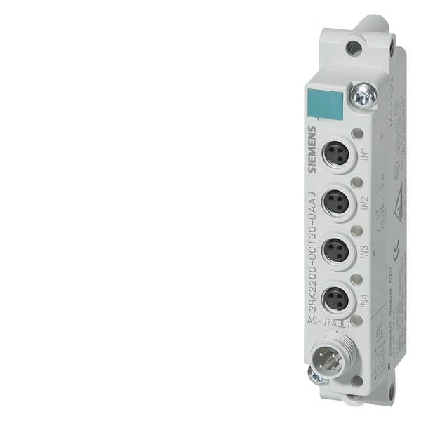 SIEMENS - AS-I Kompaktmodul K20A/B-Slave (Spec. 3.0), IP67 Digital, 4DA 4xAusgang 1A