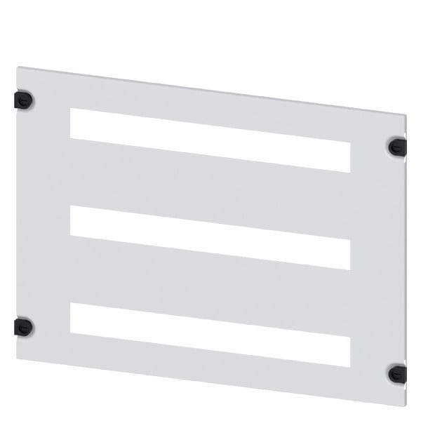SIEMENS - ALPHA 630 Universal, Feldabdeckung mit Ausschnitten 3x 24TE, Reihenabstand 15...