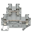 SIEMENS - Doppelstockklemme für Bauelemente, 2,5mm2 Schraubbefestigung grau