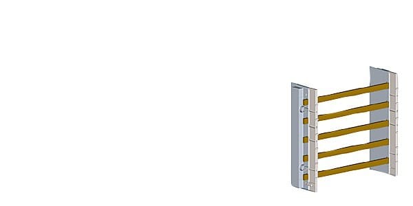 SIEMENS - ALPHA-ZS, Nachrüstsatz Sammelschiene 1-feldrig, 12x 5mm, 5-polig