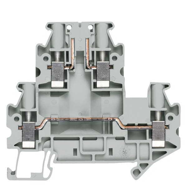 SIEMENS - Doppelstockklemme mit Schraubanschluss Klemmengröße 4,0mm2 Klemmenbreite 6,2mm