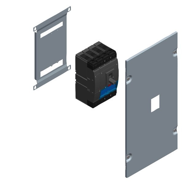 SIEMENS - ALPHA 630 Universal Leistungsschalterbausatz 2x 3VT2 3+4-polig H=600mm B=600m...