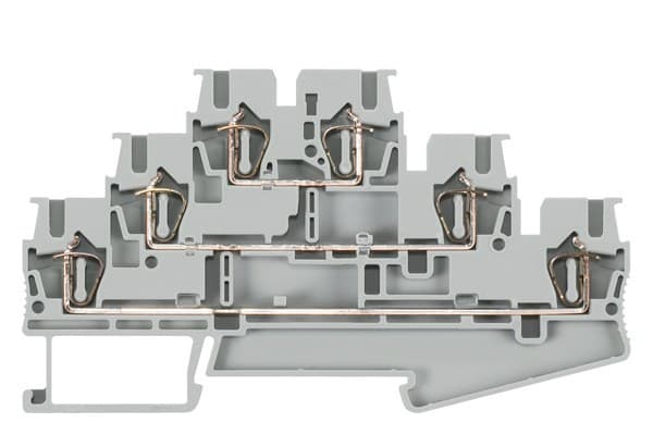 SIEMENS - Dreistockklemme 2,5 mm2- blau- Breite 5,2mm