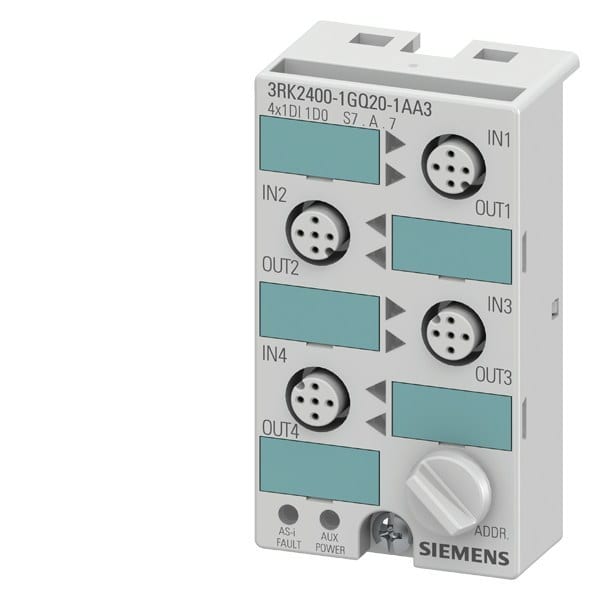 SIEMENS - AS-Interface Kompaktmodul K45, A/B-Slave (Spec. 3.0), IP67 Digital, 4x (1DE/1DA)