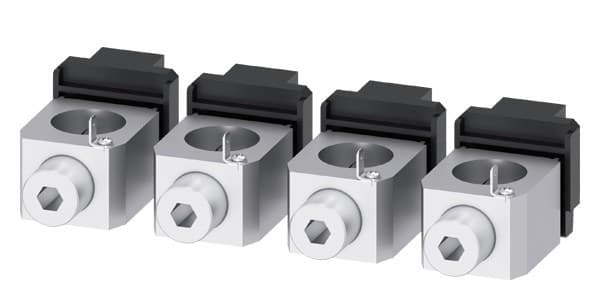 SIEMENS - Rundleiteranschlussklemme Cu Hilfsleiterspannungsabgriff 4 St. für 3VA5/6 400...