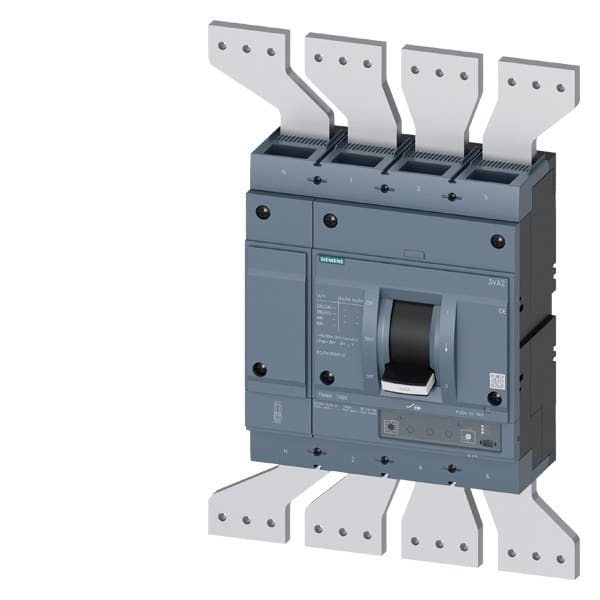 SIEMENS - Leistungsschalter, IEC, Frame 1250, 1250 A, 4-polig, 110 kA, TU, ELISA