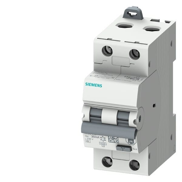 SIEMENS - FI/LS-Schalter, 6 kA, 2P Typ A, 30 mA, C-Char, In: 32A Un: 230V