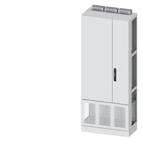 SIEMENS - ALPHA DIN Trafo-Schrank H=1950 B=800 T=400 incl. 100mm Sockel Stahlblechtür