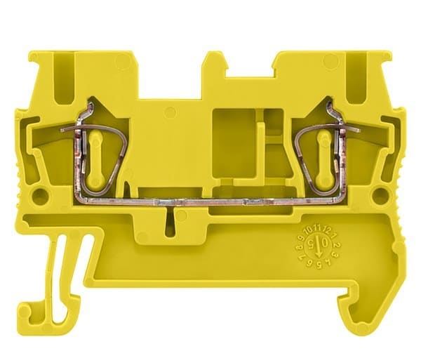 SIEMENS - Durchgangsklemme mit Zugfederanschluss, Querschnitt: 4mm2, Breite: 5,2mm