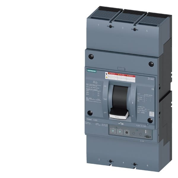 SIEMENS - Leistungsschalter, UL, Frame 800, 800 A, 3-polig, 35 kA, ETU3, LI, beidseitig...