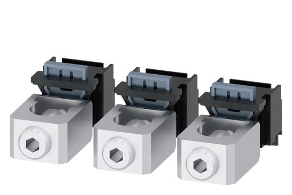 SIEMENS - Rundleiteranschlussklemme CU 3 St. Zubehör für: 3VA4/5 125