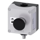 SIEMENS - Gehäuse für Befehlsgeräte 22mm rund, Metall, Gehäuseoberteil grau