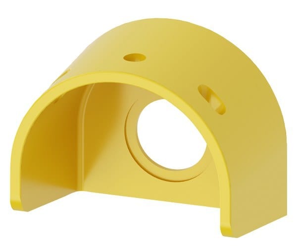 SIEMENS - Schutzkragen für NOT-HALT-Pilzdrucktaster, 60 mm,22mm, gelb, Kunststoff