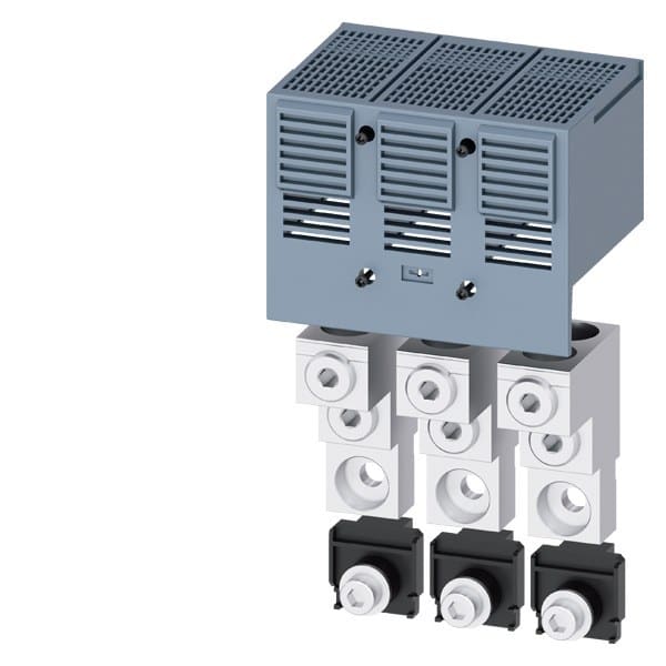SIEMENS - Rundleiteranschlussklemme CU 2 Kabel 3 Stück Zubehör für: 3VA5/6 400/600