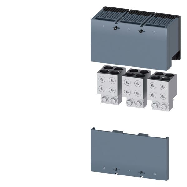 SIEMENS - Rundleiteranschlussklemme für 4 Kabel- 3 St. Zubehör für: 3VA15/3VA25