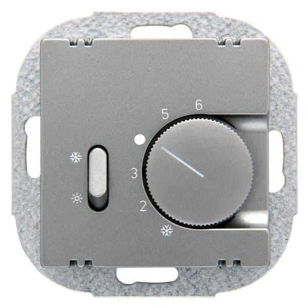 SIEMENS - DELTA style Raumtemperaturregler, platinmetallic