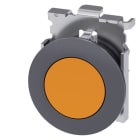 SIEMENS - Drucktaster, 30mm, rund, Metall, matt, flach, amber, tastend