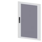 SIEMENS - ALPHA 125, 630 Universal, Tür IP43, Klarsicht (einfache Ausführung), RAL7035,...