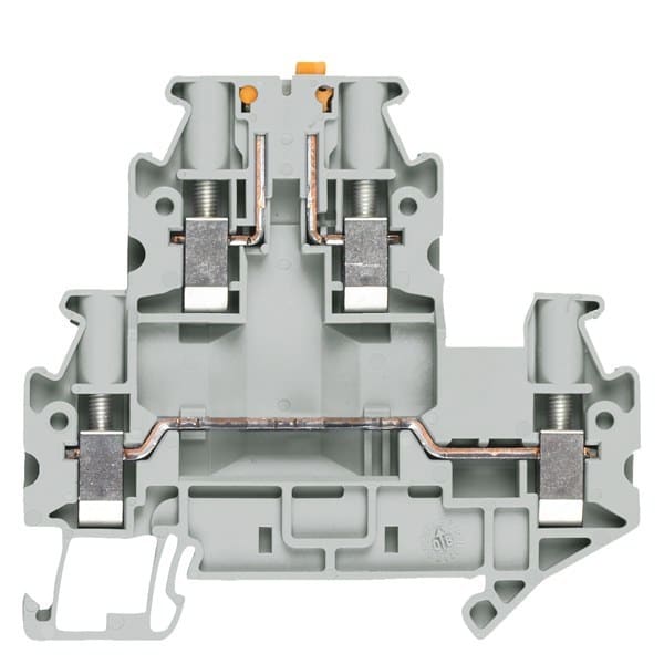 SIEMENS - Doppelstockklemme mit Schraubanschluss Klemmengröße 4,0mm2 Klemmenbreite 6,2mm