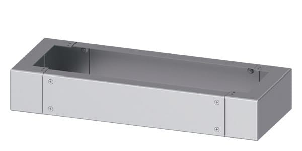 SIEMENS - ALPHA 630 Universal, Sockel, blaugrün Basic Blende abnehmbar, H=100, B=600