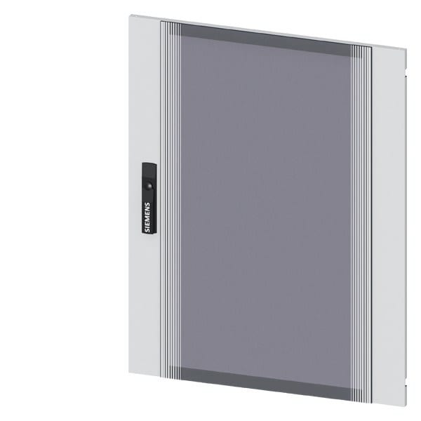 SIEMENS - ALPHA 630 Universal, Tür IP55, Klarsicht (Giugiaro-Design), RAL7035, H=800, B...