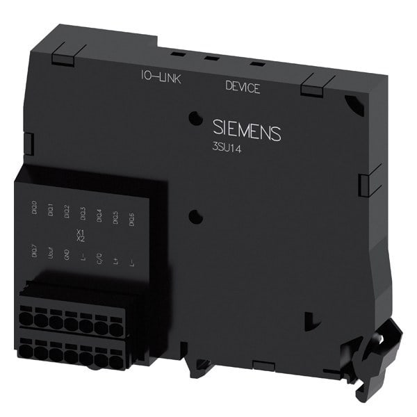 SIEMENS - Elektronikmodul für IO-Link, schwarz, 8 Ein- / Ausgänge, frei programmierbar