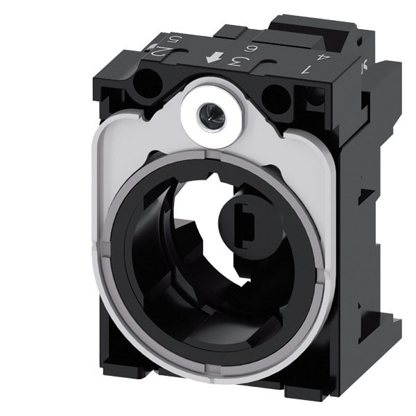 SIEMENS - Halter für 3 Module, Kunststoff/Metall, LED-Modul, rot, AC/DC 24 V