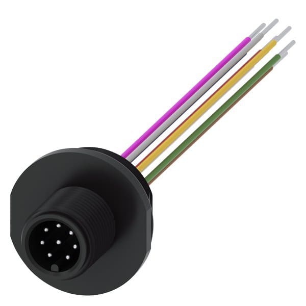 SIEMENS - Zubehör für Positionsschalter 3SE5, Gerätestecker Kunststoff, M12, 8-polig