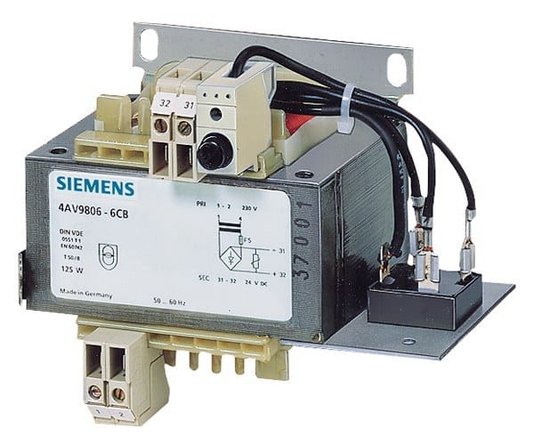 SIEMENS - Stromversorgung (ungesiebt), 1-Ph. PN(kW) 0,08, Upri=400V, Usec (V DC): 24