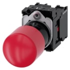 SIEMENS - Not-Halt-Pilzdrucktaster, 22 mm, rund, Kunststoff, rot, 1Ö, 1Ö
