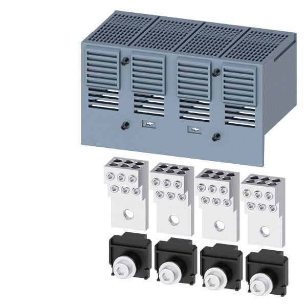 SIEMENS - Rundleiteranschlussklemme 6 Leitungen 4 St. für Steck-/Einschubeinheit 3VA6 4...
