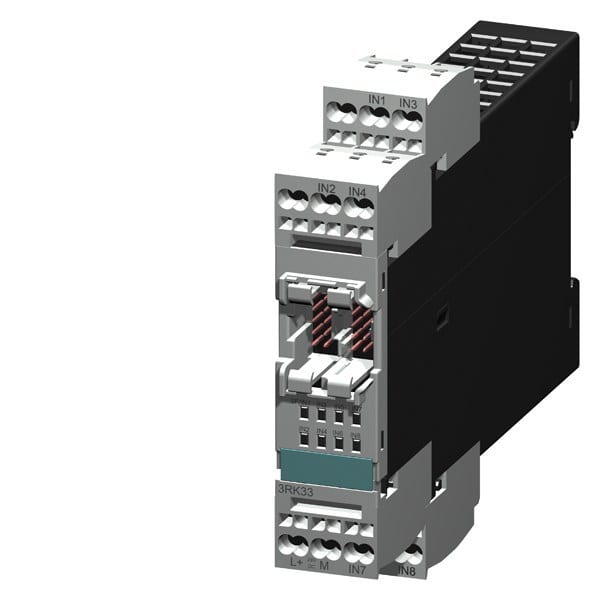 SIEMENS - Erweiterungsmodul 3RK33 für modulares Sicherheitssystem 3RK3 8 DI, DC24V
